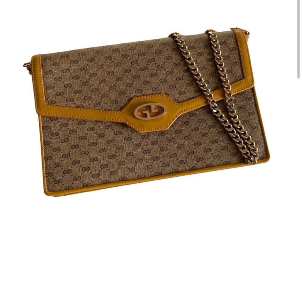 Authentic Vintage Gucci Supreme GG micro monogram Clutch Bag